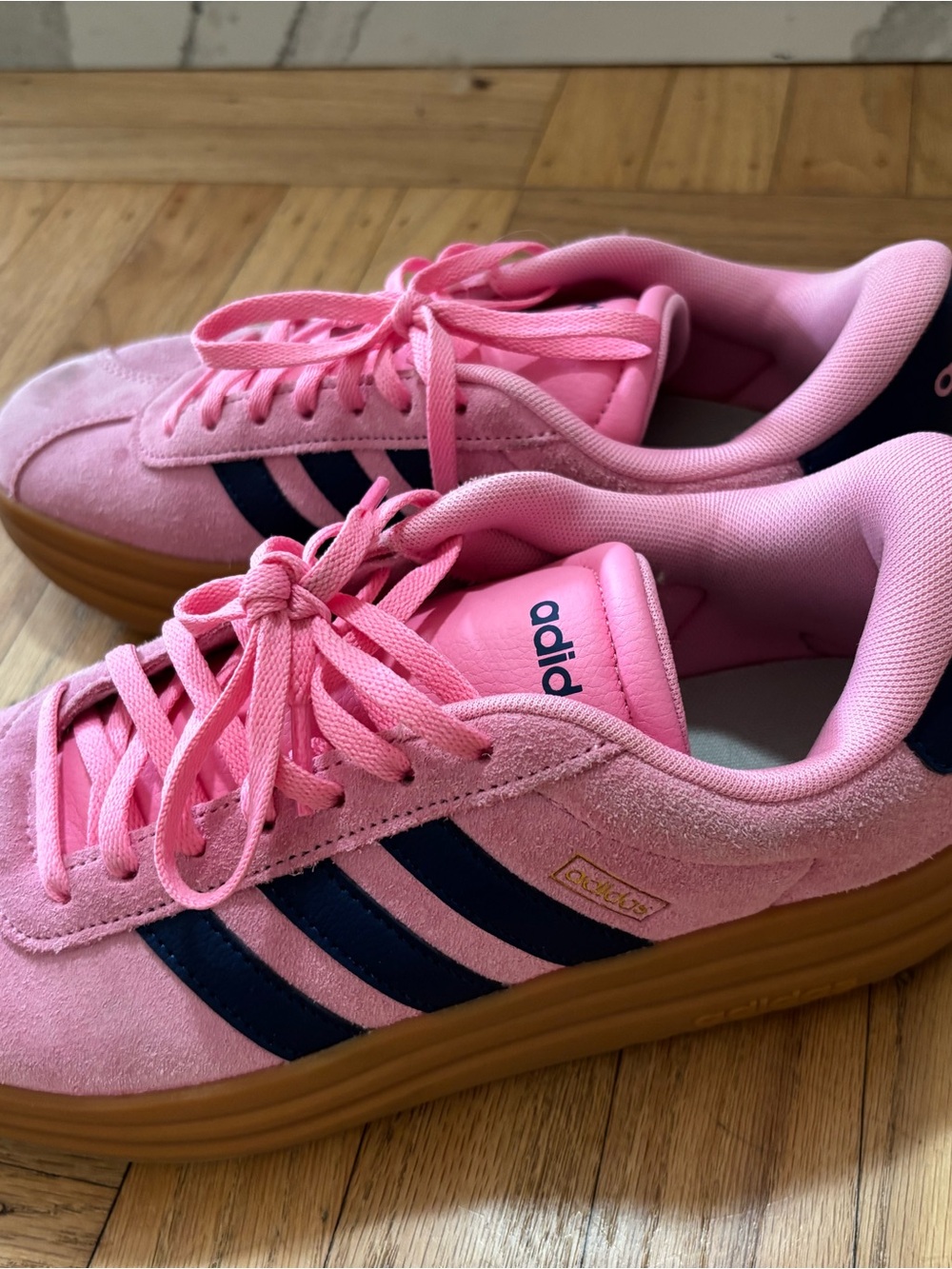 adidas Pink and Navy Women's Sneakers